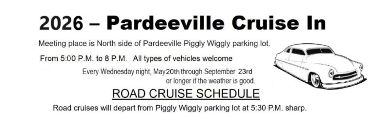 Pardeeville Piggly Wiggly Cruise in car show in Pardeeville, WI