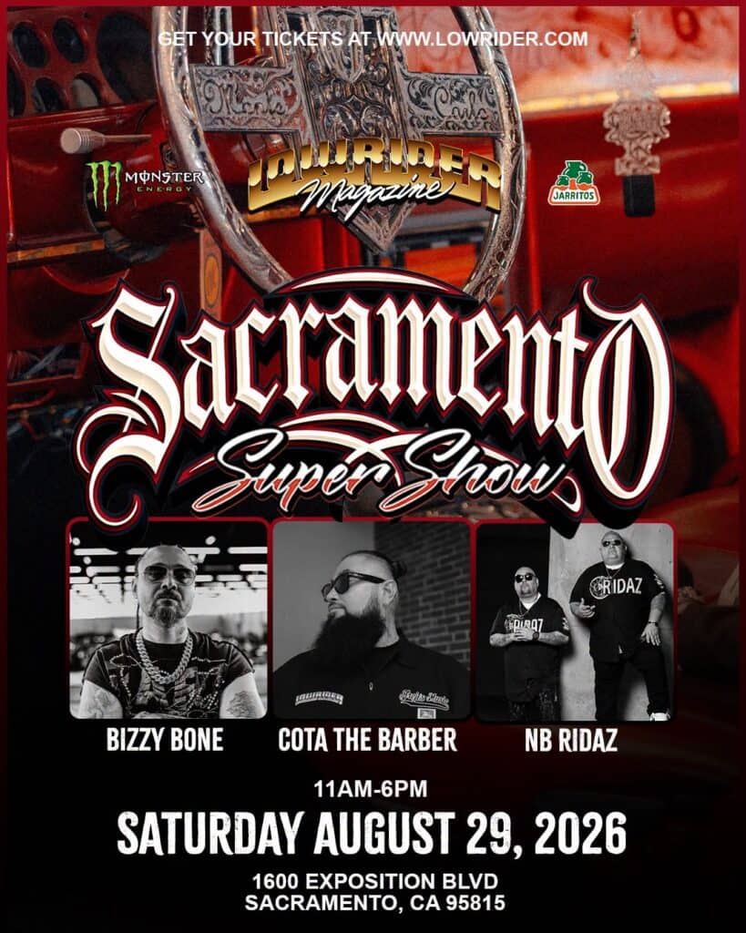 Lowrider Magazine Sacramento Super Show event at 1600 Exposition Blvd in Sacramento, CA on August 29, 2026