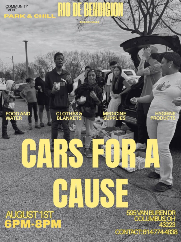 Rio de Bendicion Cars for a Cause event at 595 Van Buren Drive in Columbus, OH on August 1, 2026