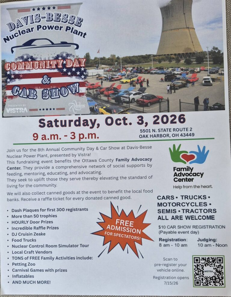 Davis-Besse Community Day & Car Show car show in Oak Harbor, OH