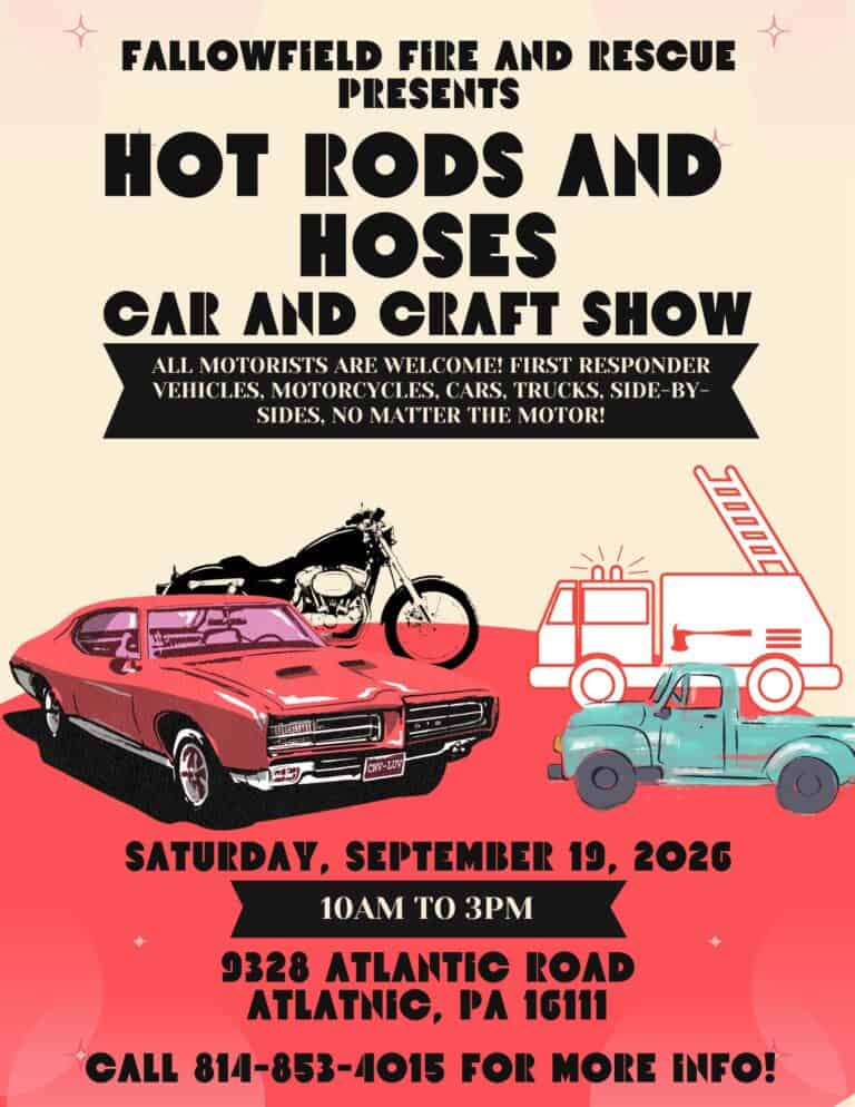Hot Rods and Hoses Car and Craft Show car show in Atlantic, PA