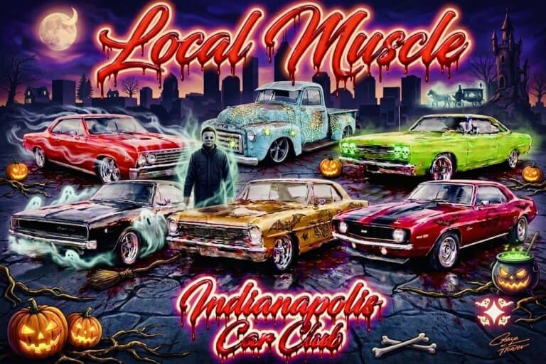 Local Muscle Halloween Poker Run – All Vehicles Are Welcome car show in Greenwood, IN