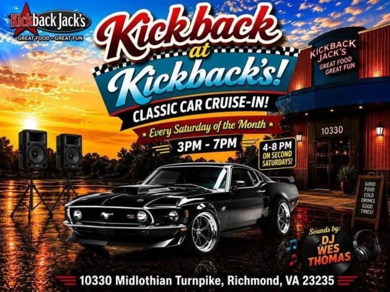 Kickback at Kickback Jack’s Classic Car Cruise-In car show in Richmond, VA