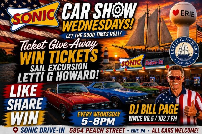 Sonic Drive-In Wednesdays Car Show car show in Erie, PA