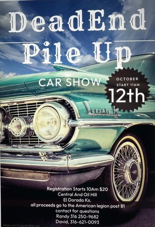 American Legion Post 81 Dead End Pile up Car Show car show in El Dorado, KS