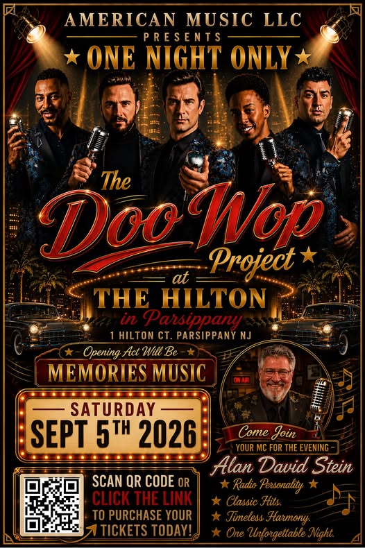 American Music LLC Presents the Doo Wop Project event at The Hilton in Parsippany, NJ on September 5, 2026