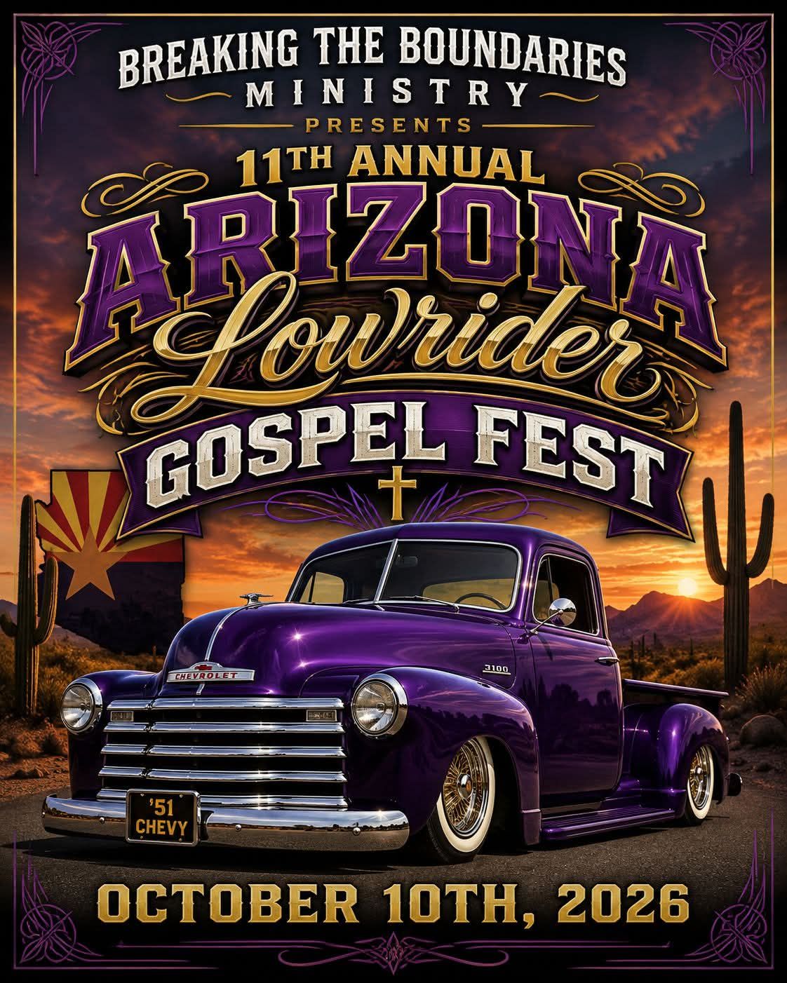 Arizona Gospel Fest event at Willie Blake Community Park in Tucson, AZ on October 10, 2026