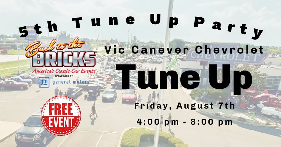 Back to the Bricks 5th Tune Up Party at Vic Canever Chevrolet event at Vic Canever Chevrolet in Fenton, MI on August 7, 2026