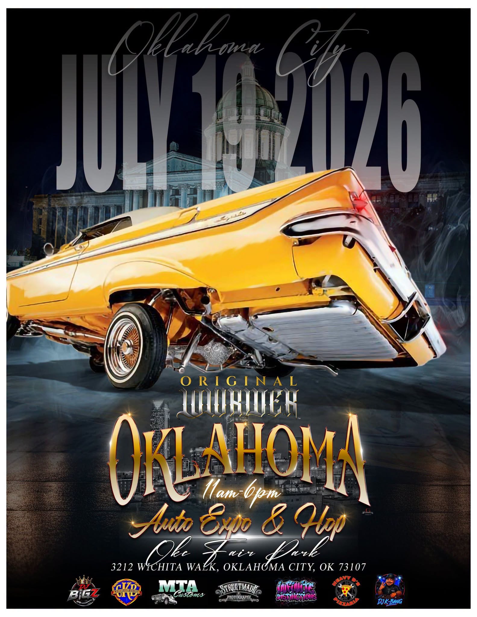 BIGZ Original Houbier Oklahoma Auto Expo & Hop event at Oklahoma State Fair Park in Oklahoma City, OK on July 19, 2026