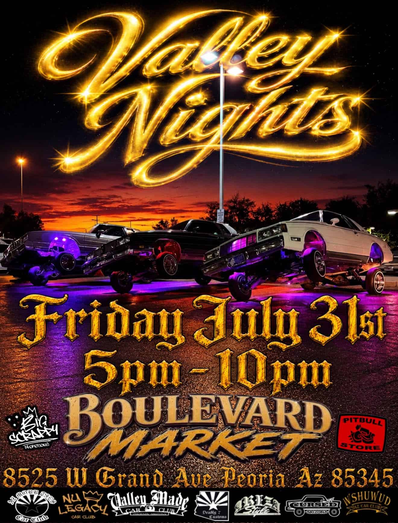Boulevard Market Valley Nights event at Boulevard Market in Peoria, AZ on July 31, 2026