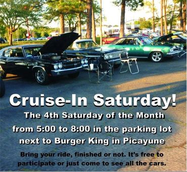 Burger King Picayune Cruise-In Saturday event at Burger King in Picayune, MS on July 25, 2026