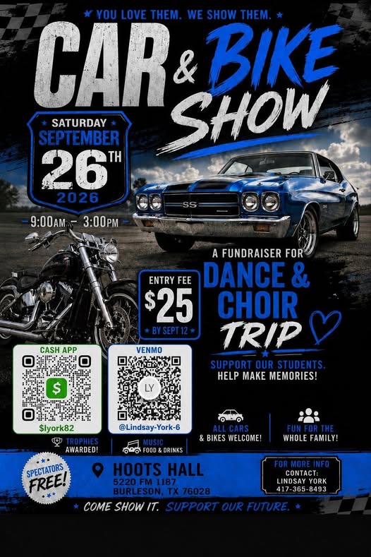 Car & Bike Show @ Hoots Hall car show in Burleson, TX