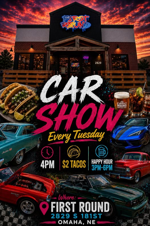 Car Show at First Round event at First Round in Omaha, NE on July 28, 2026