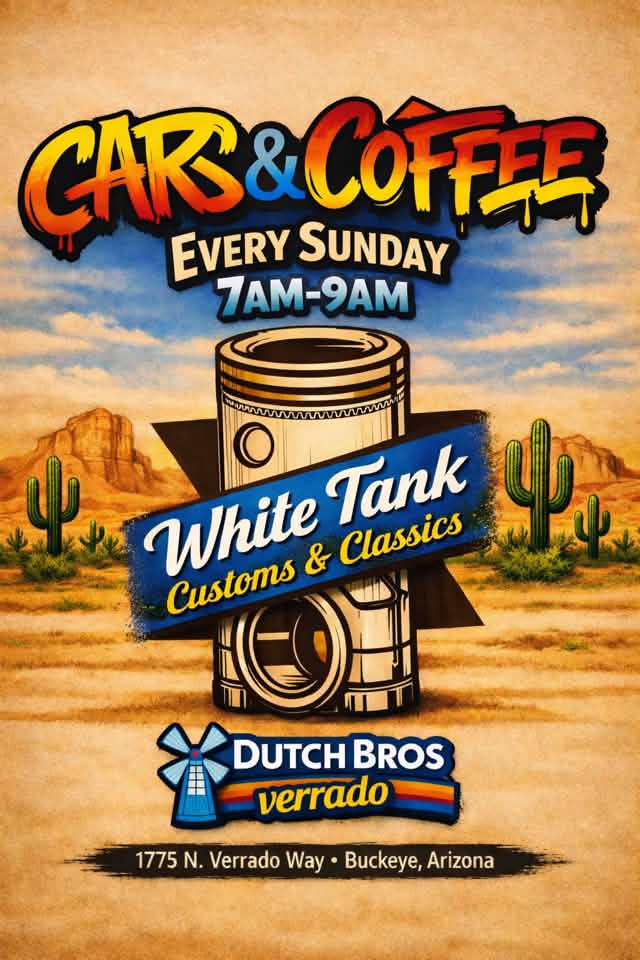 Cars & Coffee at Dutch Bros Verrado event at Dutch Bros Verrado in Buckeye, AZ on July 26, 2026