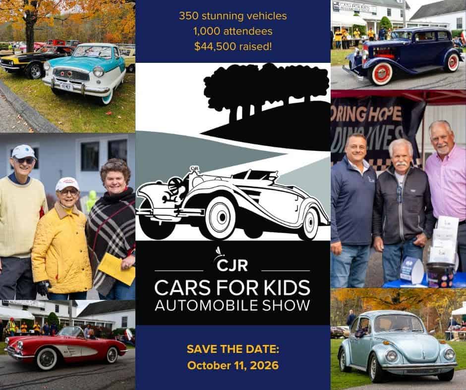 CJR Cars for Kids Automobile Show event at CJR in Litchfield, CT on October 11, 2026