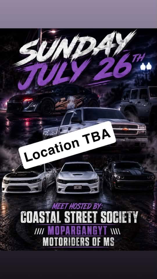 Coastal Street Society Meet event at Courthouse Road Pier in Gulfport, MS on July 26, 2026