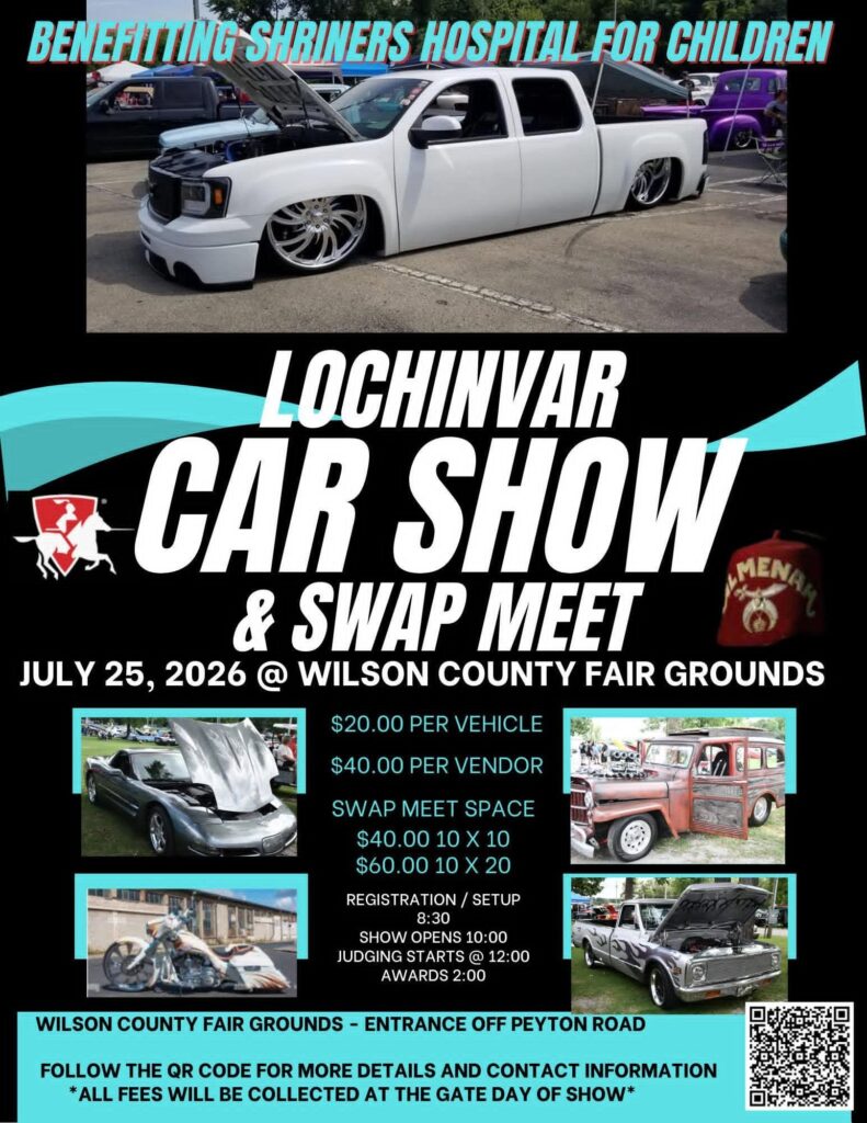 Lochinvar Car Show event at Wilson County Fair Grounds in Menan, ID on July 25, 2026