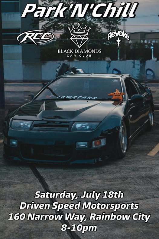 Driven Speed Motorsports Park'N'Chill event at Driven Speed Motorsports in Rainbow City, AL on July 18, 2026