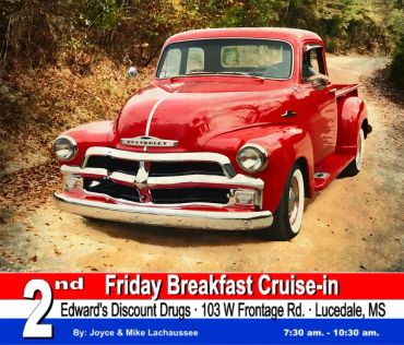 Edward's Discount Drugs Friday Breakfast Cruise-in event at Edward's Discount Drugs in Lucedale, MS on July 17, 2026