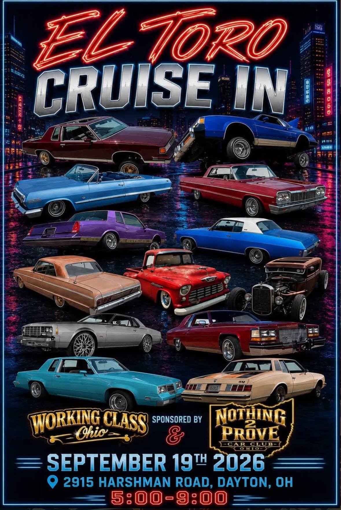 El Toro Cruise in event at El Toro in Dayton, OH on September 19, 2026