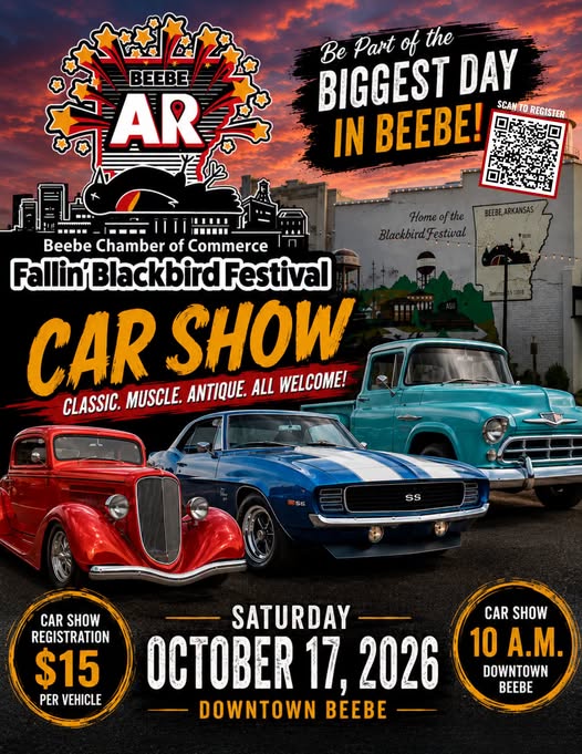 Fallin’ Blackbird Festival Car Show car show in Beebe, AR
