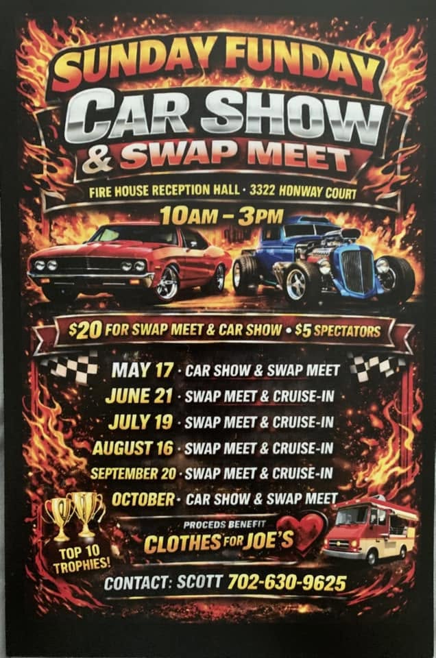 Fire House Reception Hall Sunday Funday Car Show & Swap Meet event at Fire House Reception Hall in Fort Wayne, IN on July 19, 2026