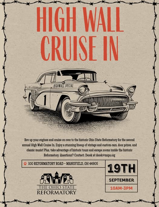 High Wall Cruise in at Ohio State Reformatory event at Ohio State Reformatory in Mansfield, OH on September 19, 2026