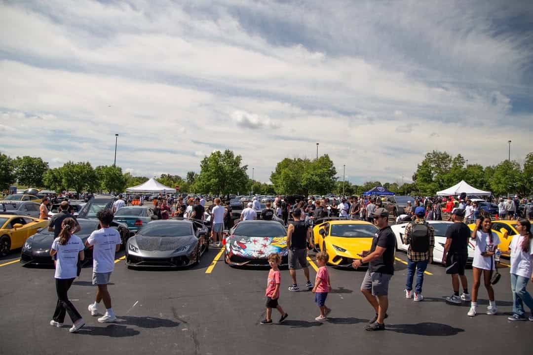 Horsepower for Hearts 2026 Charity Car Show event at Harper College in Palatine, IL on August 2, 2026