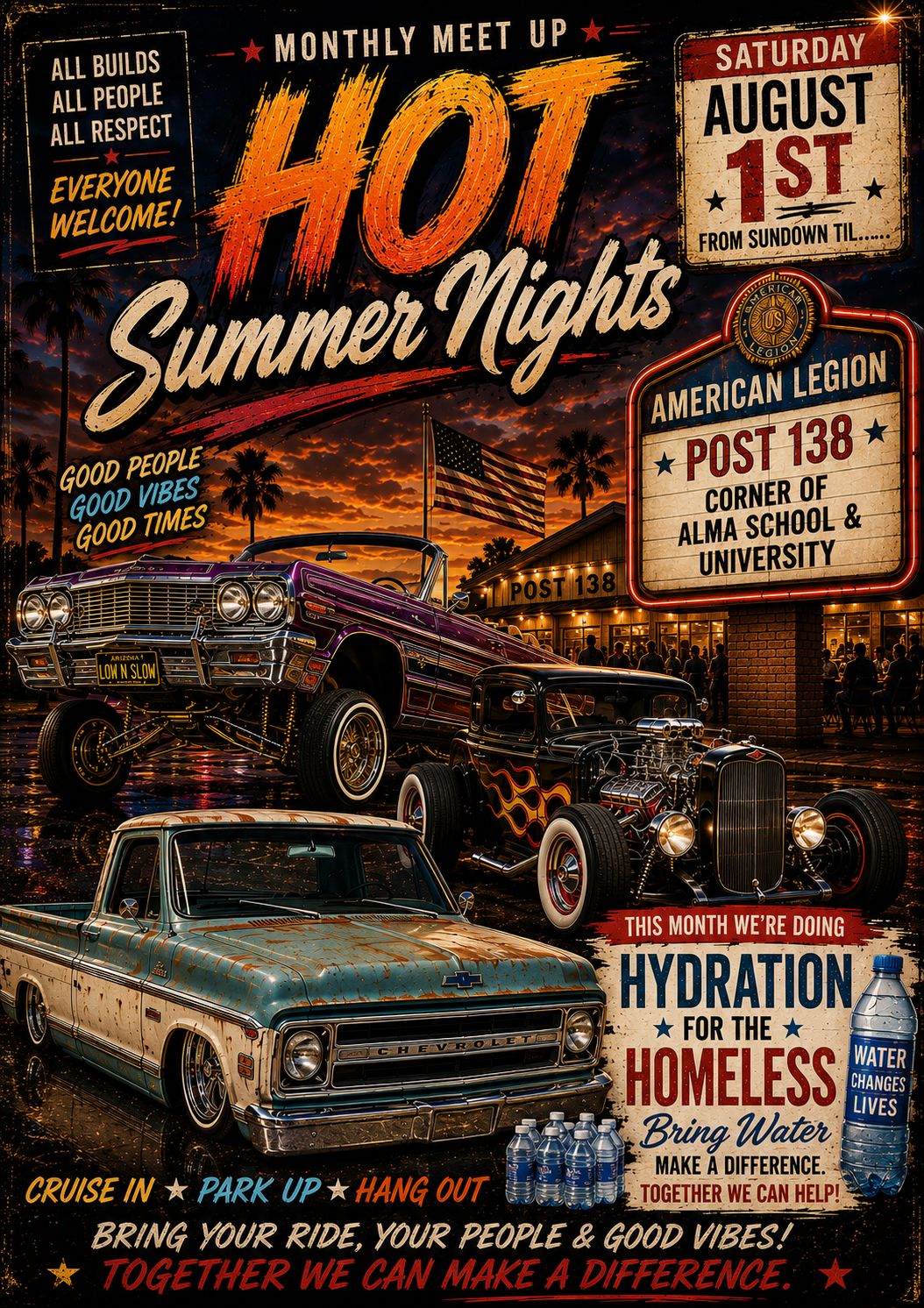 Hot Summer Nights at American Legion Post 138 event at American Legion Post 138 in Mesa, AZ on August 1, 2026