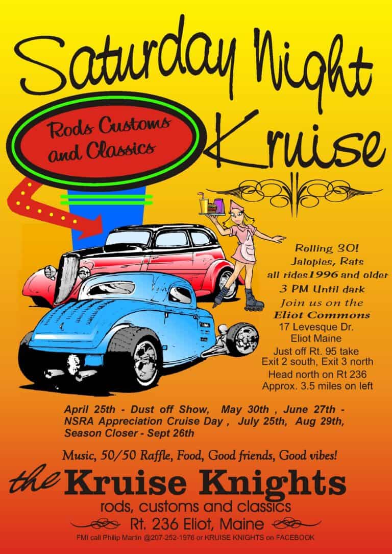 Kruise Knights Car Show car show in Eliot, ME