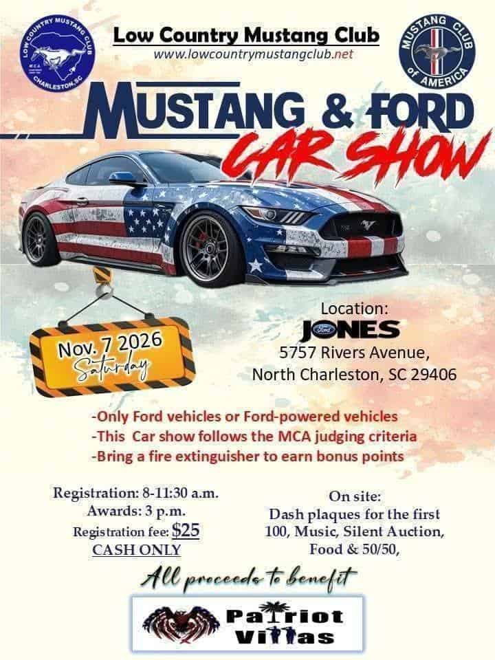 Low Country Mustang Club Mustang & Ford Car Show car show in North Charleston, SC