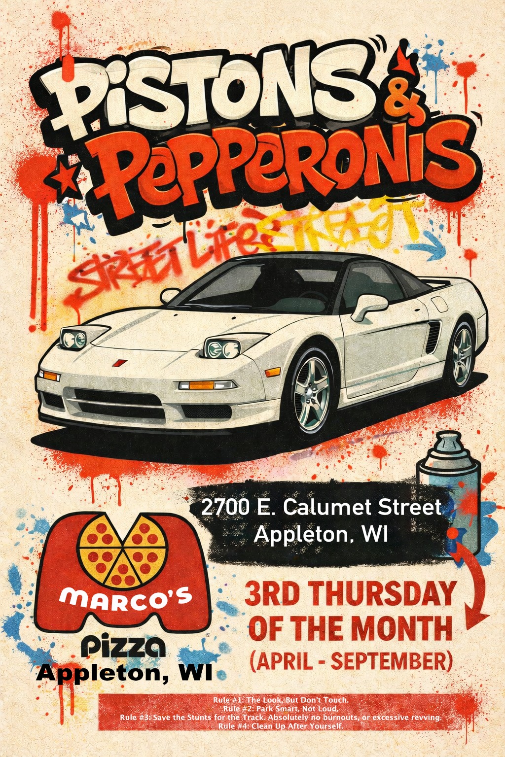 Marco's Pizza Pistons & Pepperonis event at Marco's Pizza in Appleton, WI on July 16, 2026