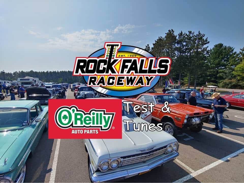 O'Reilly Auto Parts Test & Tunes at Rock Falls Raceway event at Rock Falls Raceway in Rock Falls, WI on July 18, 2026