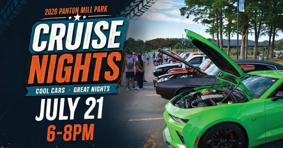 Panton Mill Park Cruise Nights event at Panton Mill Park in South Elgin, IL on July 21, 2026