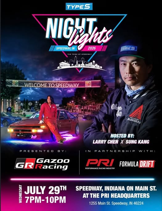 Radwood Night event at PRI Headquarters in Speedway, IN on July 29, 2026