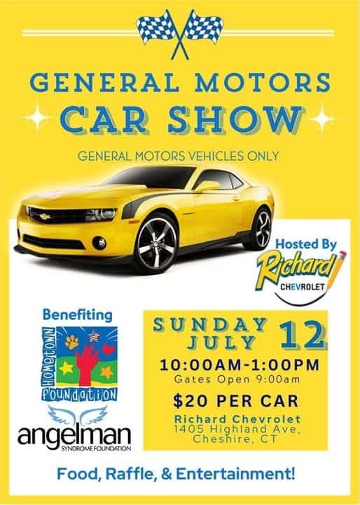Richard Chevrolet General Motors Car Show event at Richard Chevrolet in Cheshire, CT on July 12, 2026