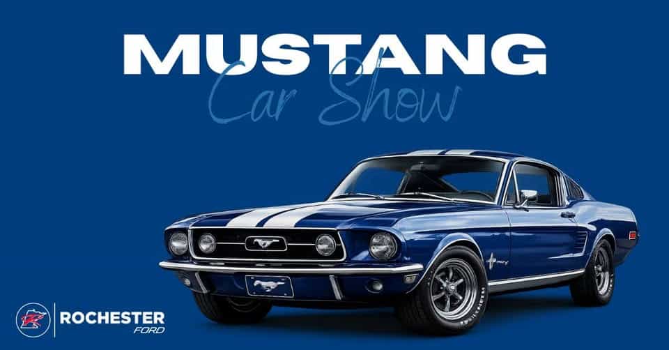 Rochester Ford Mustang Car Show event at Rochester Ford in Rochester, MN on August 8, 2026