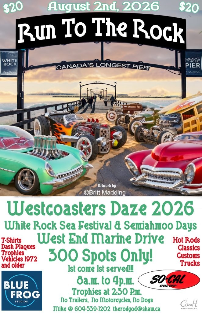 Run to the Rock event at West End Marine Drive in White Rock, BC on August 2, 2026