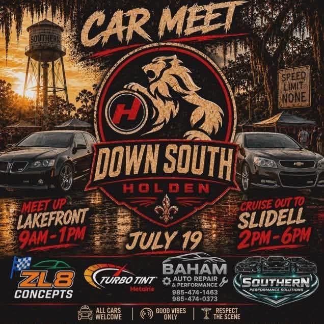 Southern Car Meet by ZL8 Concepts event at Lakefront in Slidell, LA on July 19, 2026