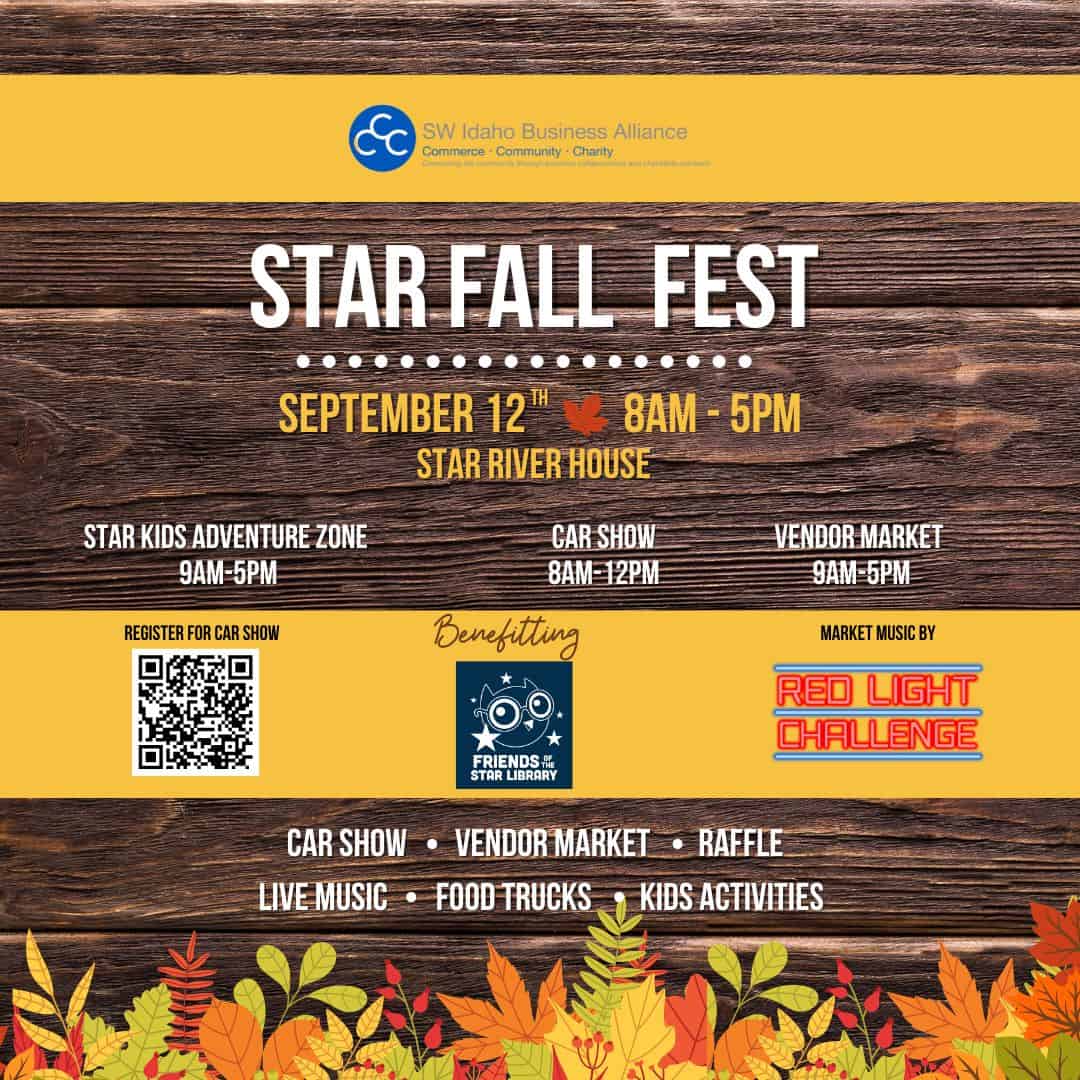 Star Fall Fest event at Star River House in Star, ID on September 12, 2026