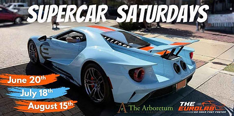 The Arboretum Supercar Saturdays event at The Arboretum in South Barrington, IL on July 18, 2026