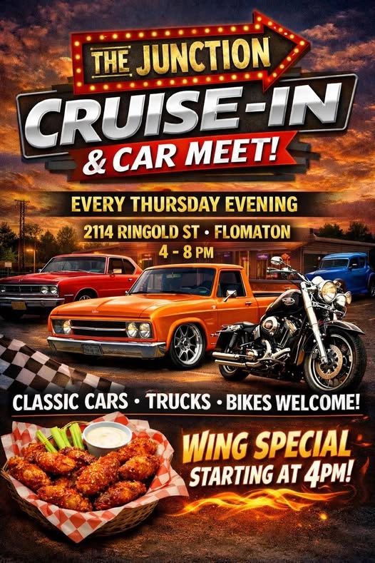 The Junction Cruise-In & Car Meet event at The Junction in Flomaton, AL on July 23, 2026