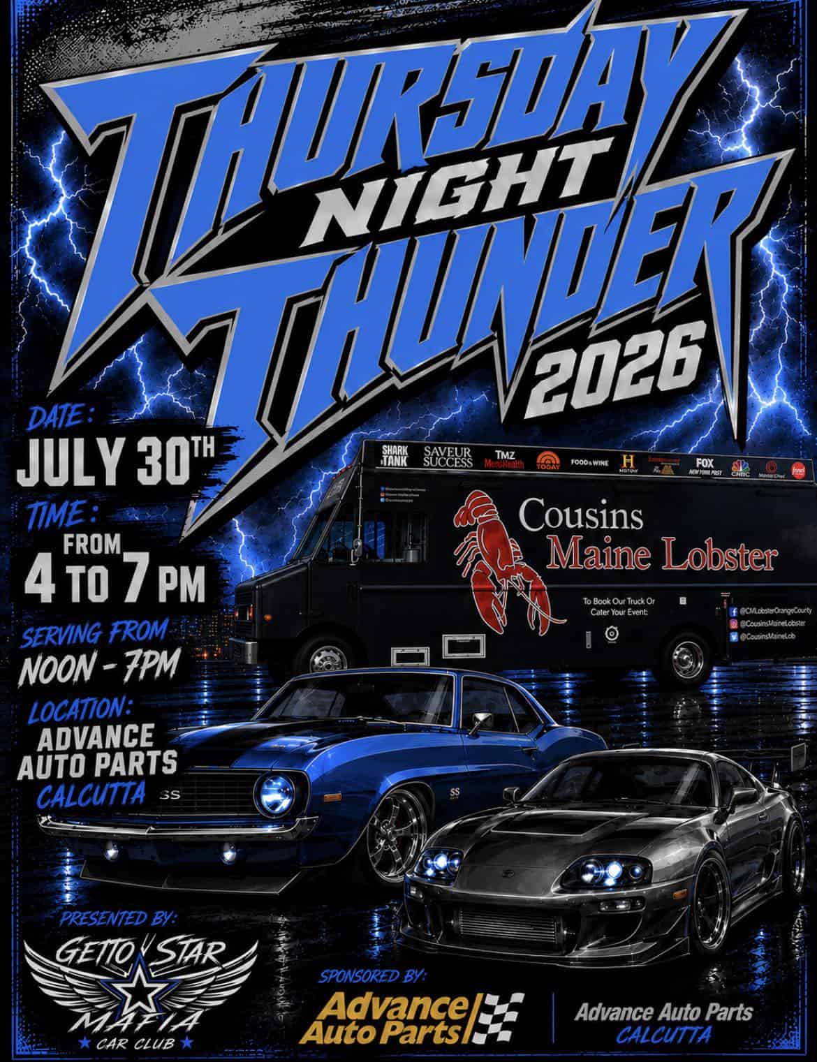 Thursday Night Thunder 2026 at Advance Auto Parts Calcutta event at Advance Auto Parts Calcutta in Calcutta, OH on July 30, 2026