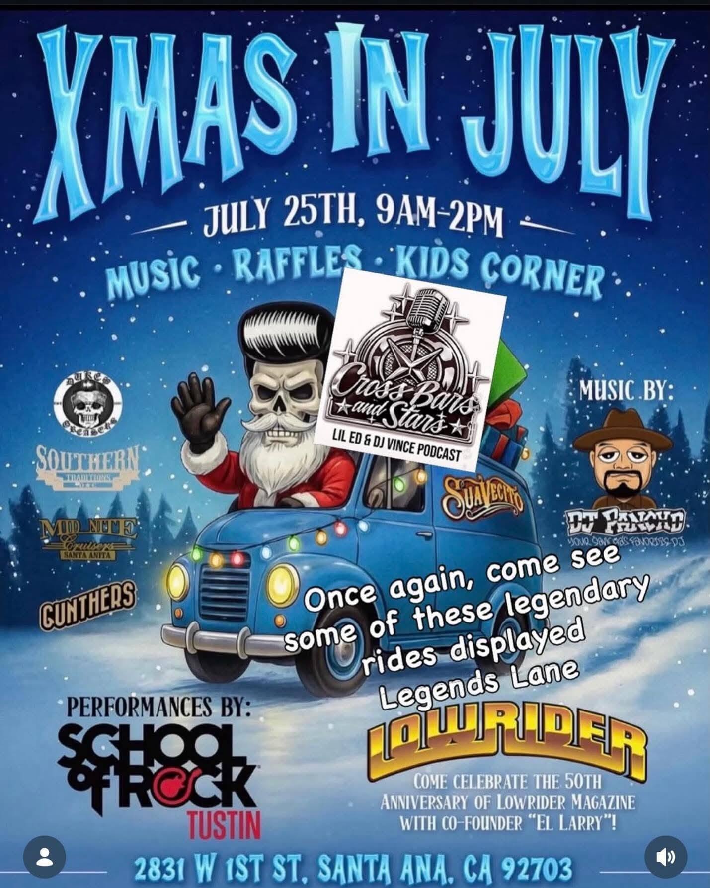 Xmas in July - Santa Ana CA event at 2831 W 1st St in Santa Ana, CA on July 25, 2026