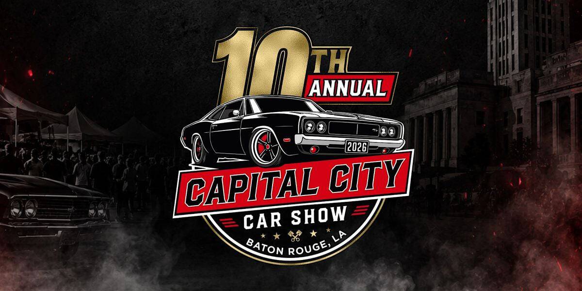 10th Annual Capital City Car Show event at EBRPL - Main Library in Baton Rouge, LA on September 7, 2026