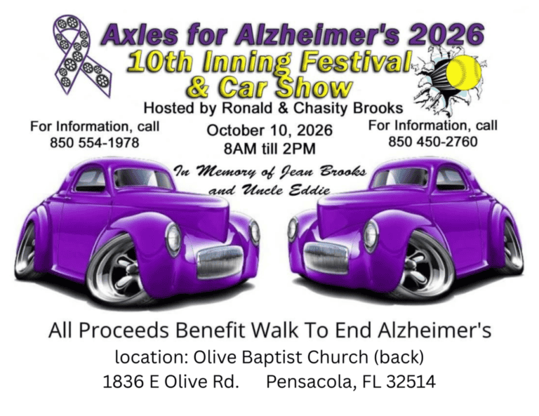Axles for Alzheimer’s 10th Inning Festival & Car Show car show in Pensacola, FL