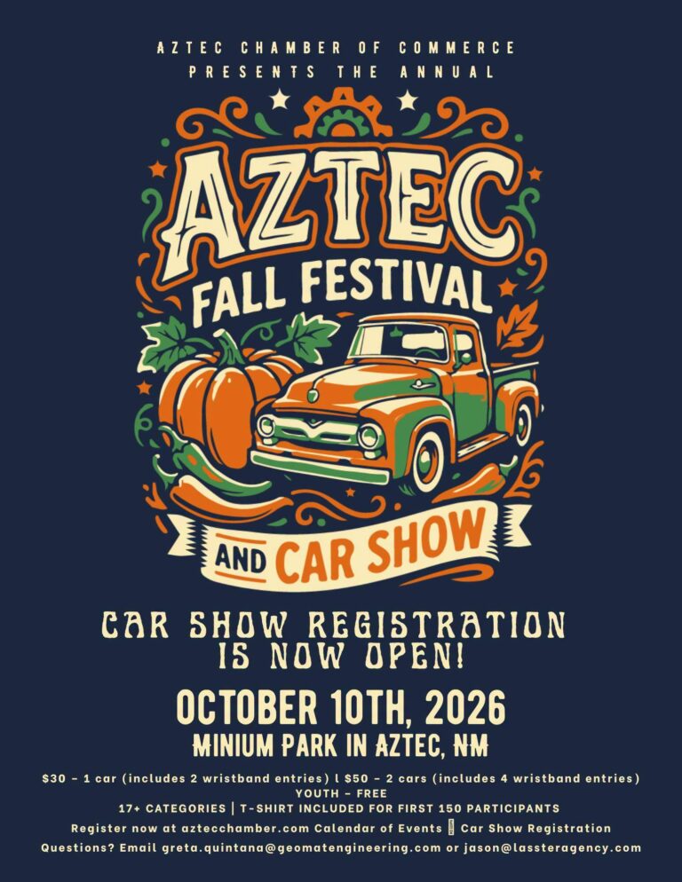 Aztec Fall Festival and Car Show car show in Aztec, NM