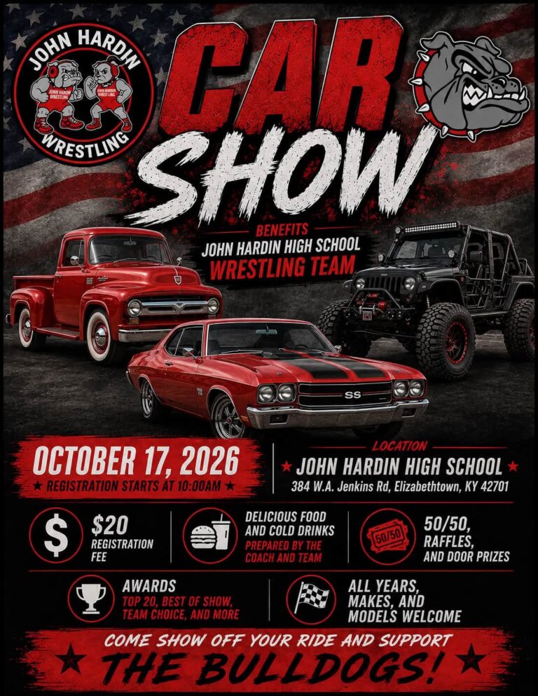 John Hardin High School Wrestling Team Car Show car show in Elizabethtown, KY