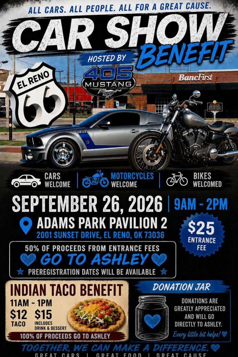 405 Mustang El Reno Benefit Car Show car show in El Reno, OK