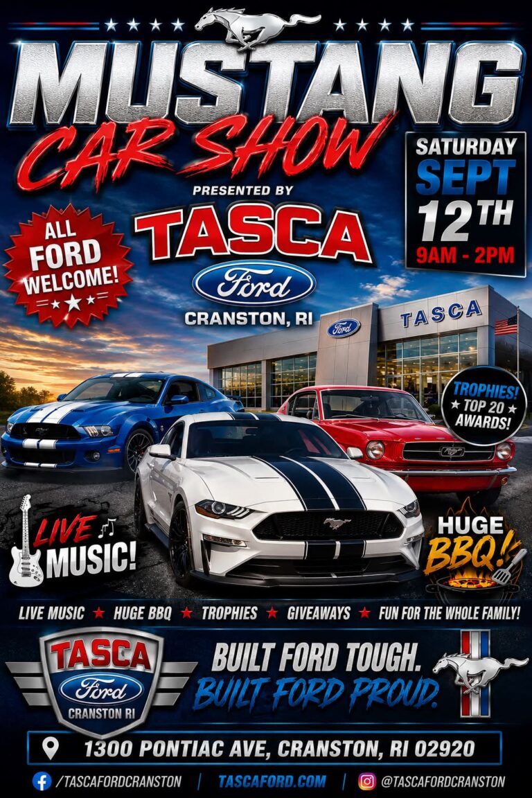 Tasca Ford Mustang Car Show car show in Cranston, RI